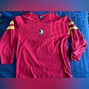 Size XL Concepts Sports florida state Seminoles jersey type long sleeve shirt.